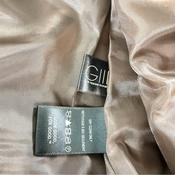 KENNETH COLE Wool Blended Trench Coat Chocolate Brown Size XL - Picture 7 of 9